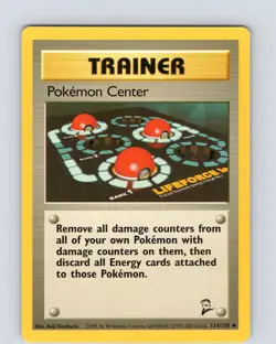 Pokemon TCG Pokemon Center 114/130 Base Set 2 Unlimited Uncommon Card WOTC LP-NM - Image 1