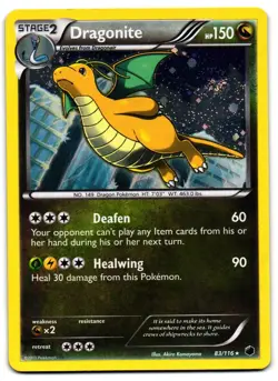 Dragonite 83/116 - Plasma Freeze Rare Pokemon TCG Holo - LP Card - Image 1