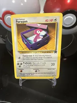Pokemon Porygon TCG Team Rocket 48/82 Unlimited Uncommon Card - Image 1