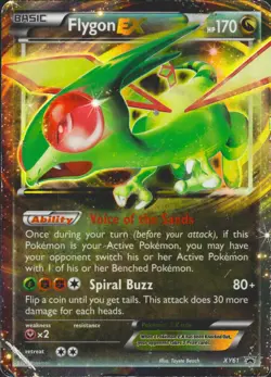 Flygon EX XY61 Promo XY Promos Pokemon Card HP - Image 1