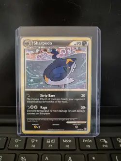 Pokemon Card TCG Sharpedo 30/102 Heart Gold & Soul Silver Undaunted English NM - Image 1