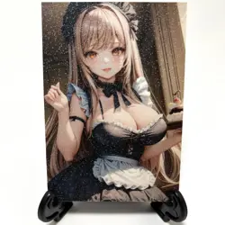 Goddess of Victory: Nikke Rapi Sexy Anime Maid Waifu Girl Doujin Lewd Art Card - Image 2