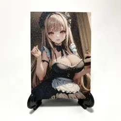 Goddess of Victory: Nikke Rapi Sexy Anime Maid Waifu Girl Doujin Lewd Art Card - Image 3