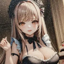 Goddess of Victory: Nikke Rapi Sexy Anime Maid Waifu Girl Doujin Lewd Art Card - Image 4