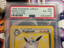 1999 Pokemon ~ Jungle 1st Edition ~ Wigglytuff #32 ~ PSA 6 EX-MT - Image 2