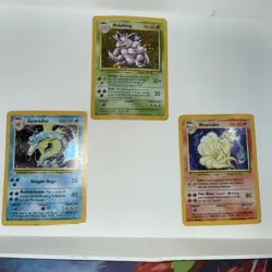 Pokemon TCG vintage holo lot of 3 - all hp - 6/102 - 12/102 - 11/102 - Image 2