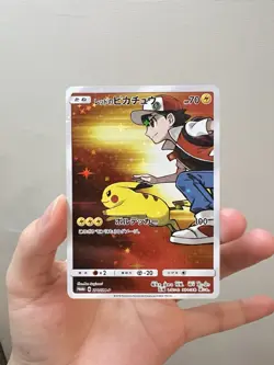 US SELLER Pokemon TCG Red's Pikachu 270/SM-P Pokemon Center 20th Anni. NEAR MINT - Image 1