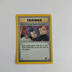 Here Comes Team Rocket! 15/82 Holo Rare Unlimited Team Rocket Pokemon 805 - Image 1
