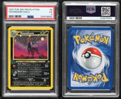Houndoom Holo Pokemon Neo Revelation PSA 5 2001 - Image 3