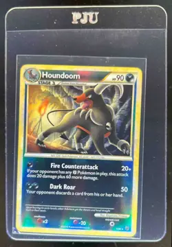 2010 Pokemon HeartGold & SoulSilver Undaunted Houndoom Reverse Holo #5/90 - Image 1