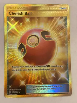 Pokemon TCG Cherish Ball full art Secret - Unified Minds - 250/236 - NM/LP - Image 1
