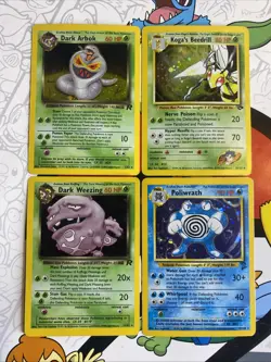 Pokemon TCG Vintage Holo Lot Of 4 Rocket, Gym Hero, Base Set 2 MP/LP - Image 1