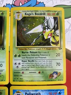 Pokemon TCG Vintage Holo Lot Of 4 Rocket, Gym Hero, Base Set 2 MP/LP - Image 5