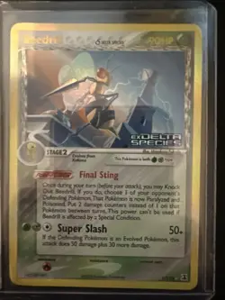 Pokemon Beedrill TCG Reverse Holo Card 1/113 Stamped EX Delta Species - Image 1