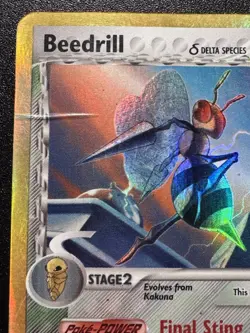 Beedrill 1/113 EX Delta Species Pokemon Card Reverse Holo Foil Rare VHP - Image 3