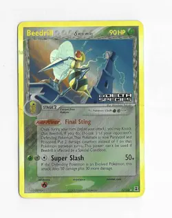 Beedrill 1/113 EX Delta Species 2005 Reverse Holo Rare Pokemon Card NM - Image 1
