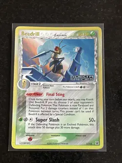 Beedrill 1/113 - Rare Reverse Holo (Delta Species 2005) Pokemon Card - Image 1