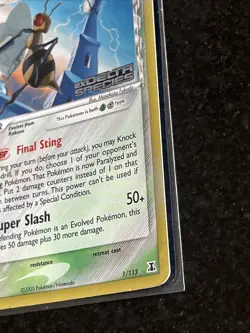 Beedrill 1/113 - Rare Reverse Holo (Delta Species 2005) Pokemon Card - Image 4