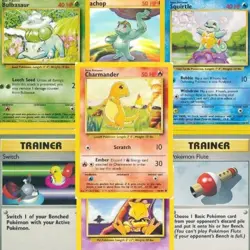 Pokemon Base Set: Choose Your Card - Commons Unlimited WOTC - English MP/HP - Image 1