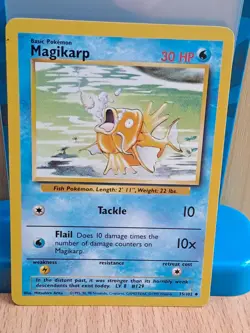 Pokemon Trading Card Game TCG Magikarp Base Set 35/102 Regular 1999 - Image 1