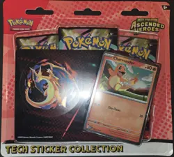 Pokemon TCG Ascended Heroes Tech Sticker Collection Charmander |BRAND NEW SEALED - Image 1