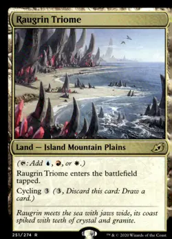 Ikoria: Lair of Behemoths #251 Raugrin Triome - Image 1