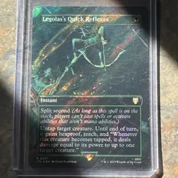 Legolas's Quick Reflexes Borderless Surge Foil Lord of the Rings - Image 1