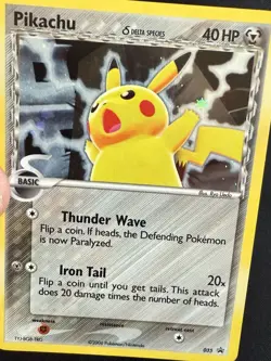 Pikachu (Delta Species) - 035 Nintendo Promo Holo NM - Image 4