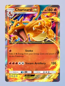 (Digital Card) Charizard EX, Pokemon TCG Pocket, English, Shining Reverly set - Image 1