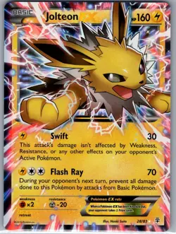 Jolteon EX 28/83 Generations - Pokemon Card - NM - Image 1