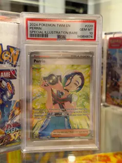 2024 Perrin PSA 10 Special illustration Rare 220/167 Twilight Masquerade Pokemon - Image 1