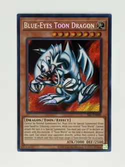 Blue-Eyes Toon Dragon SRL-EN000 Spell Ruler Unlimited NM Foil Bleed - Image 1