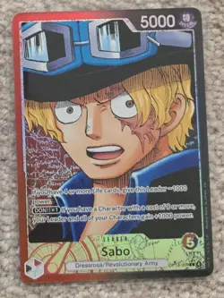 One Piece TCG Sabo Alternate Art Leader OP13 Carrying On His Will (ENG) - Image 1