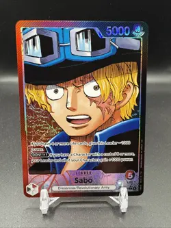 One Piece TCG Sabo Alternate Art Leader OP13 Carrying On His Will (ENG) - Image 1