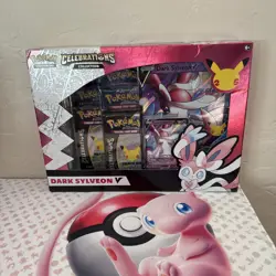 NEW-Pokemon Celebrations Dark Sylveon V Collection Box- SEALED- Evolving Skies-1 - Image 1