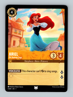 🔮 Disney Lorcana - Ariel "On Human Legs" 1/204 NM - Image 1