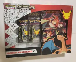 Pokemon TCG Celebrations Collection Lance's Charizard V Box Sealed - Image 2