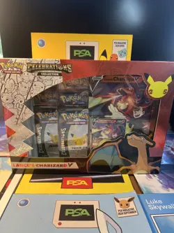 Pokemon TCG Celebrations Lance's Charizard V Box New SEALED - Evolving Skies - Image 1