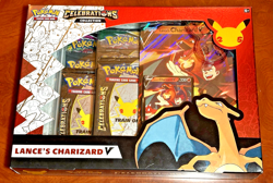 Pokemon Celebrations Collection: Lance's Charizard V Evolving Skies Fusion - NEW - Image 1