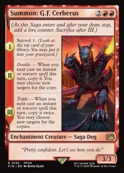 MTG Final Fantasy R Summon: G.F. Cerberus #0162 - Image 1