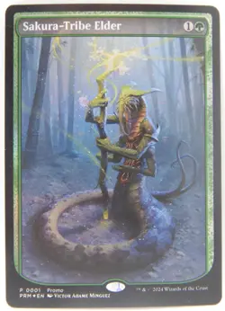 Magic the Gathering TCG 2024 Love Your LGS Foil Promo 0001 - SAKURA-TRIBE ELDER - Image 1