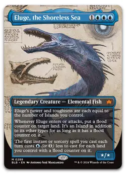 Eluge, the Shoreless Sea (Borderless) #288 (NM) Bloomburrow BLB Magic MTG - Image 1