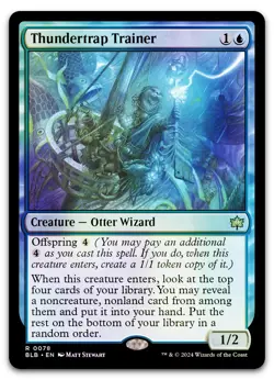 Thundertrap Trainer #78 (Foil) (NM) Bloomburrow BLB Magic MTG - Image 1