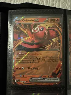 2025 Pokemon Phantasmal Flames Oricorio ex Double Rare #018/094 - Image 1