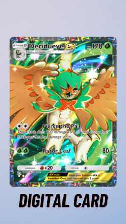Decidueye EX Celestial Guardians Pokemon TCG Pocket 2 Star ⭐⭐ (English) - Image 1