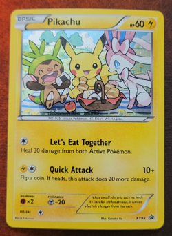 Pokemon TCG Pikachu XY95 Promo Sylveon Chespin 23 - Image 1