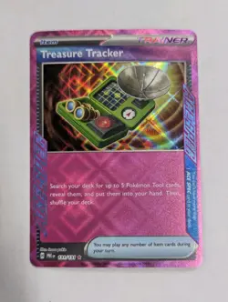 Treasure Tracker 131/131 Sv: Prismatic Evolutions Ace Spec Holo Pokemon TCG NM - Image 1