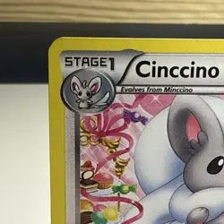 2013 Pokemon Cinccino RC19/RC25 Legendary Treasures: Radiant Collection Holo NM - Image 3