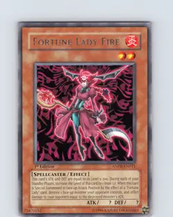 Yu-Gi-Oh TCG Fortune Lady Fire ANPR-EN011 1st Edition Rare Card Played LP - Image 1