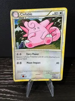 2010 Pokemon TCG | Clefable | HeartGold SoulSilver | 3/123 - Image 1